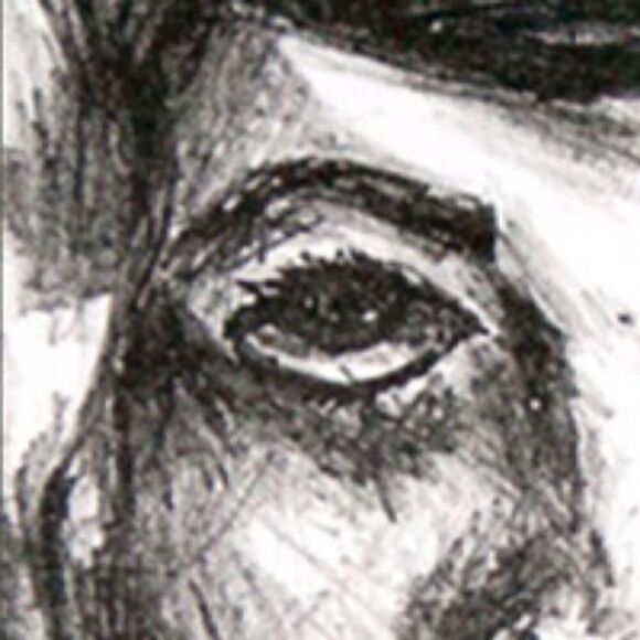 "Owl on my Head" : lithographic print - Picture 3 of 3